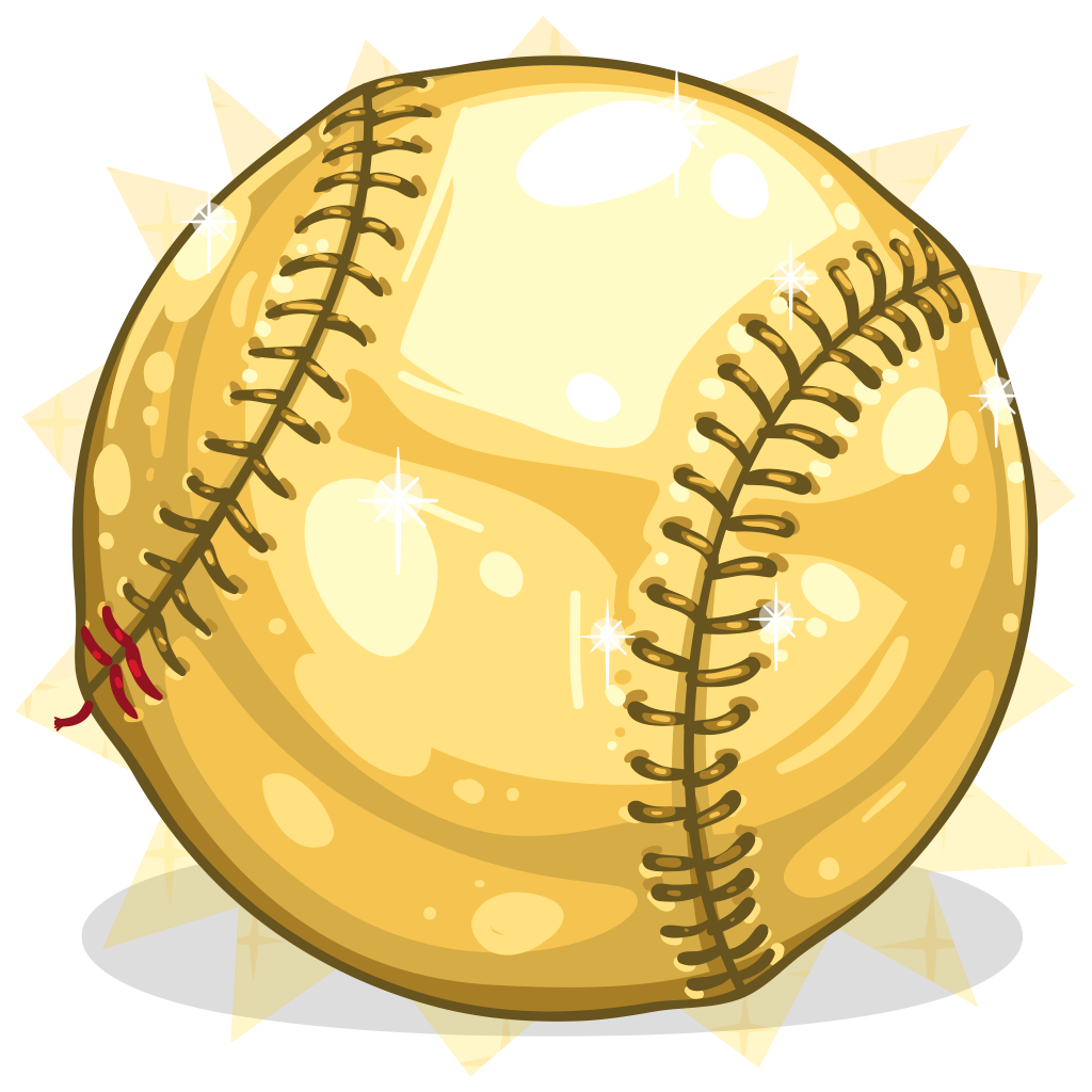 gold baseball tee