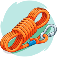 Nylon Rope With Carabiner