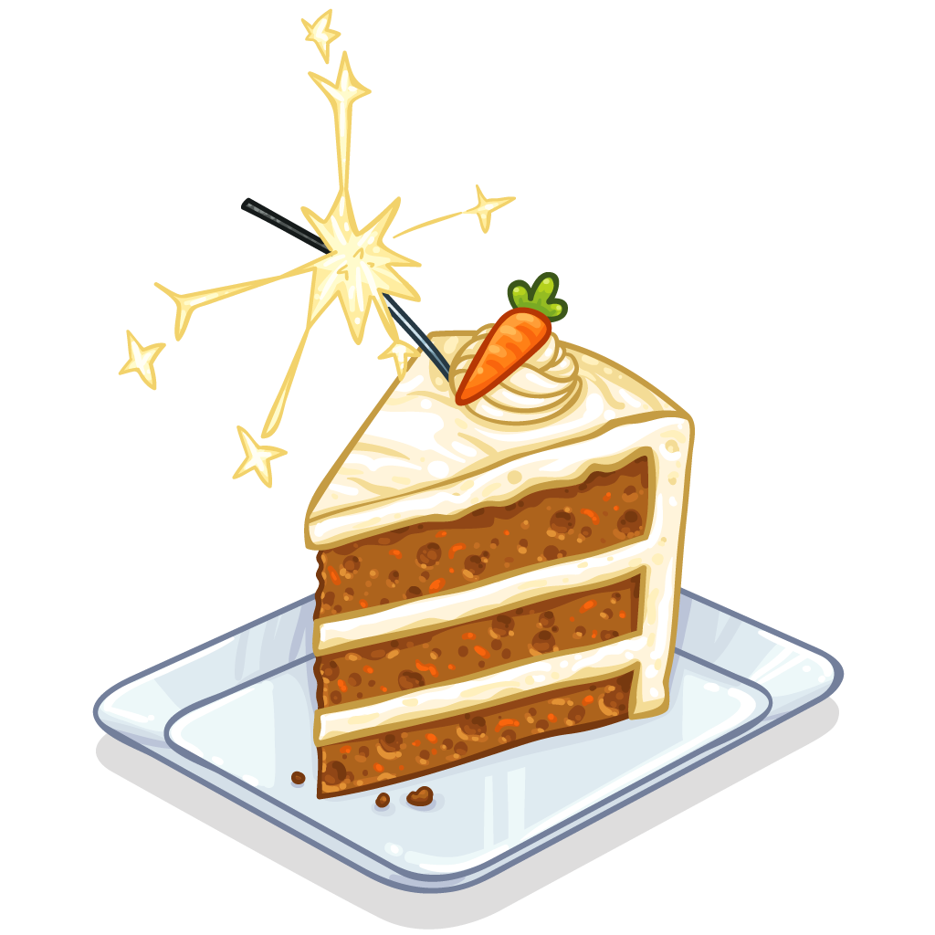 Carrot Cake Royalty Free Stock SVG Vector and Clip Art