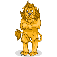 Scared Lion