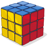 Solved Puzzle Cube
