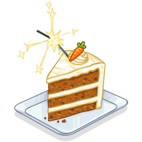 Slice of Carrot Cake