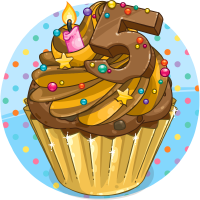 Super Birthday Cupcake