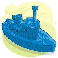 Blue Boat