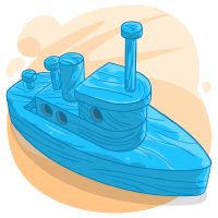 Light Blue Boat