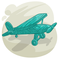 Aquamarine Plane