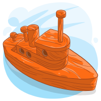 Orange Boat