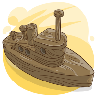 Brown Boat