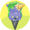 Cannibalizing Zombie Ice Cream Cone