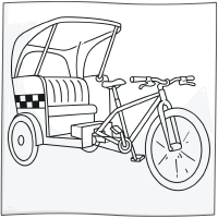 Pedicab WallaDoodle
