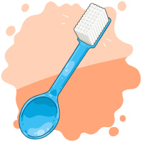 Toothbrush Spoon