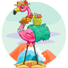 Aloha Flamingo
