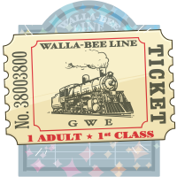 Walla-Bee Line Ticket