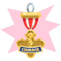 Medal of Courage Charm