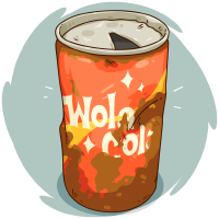 Vintage Wola Cola Can